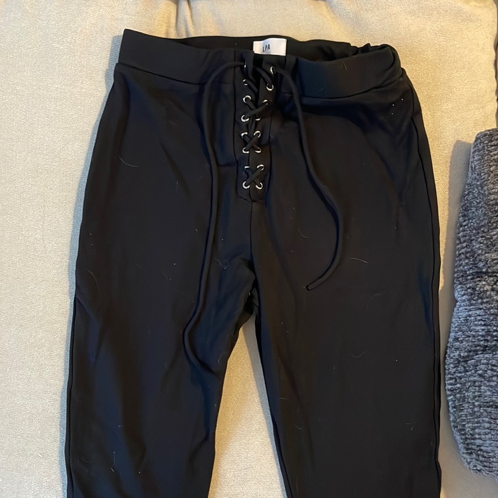 Black high waisted leggings